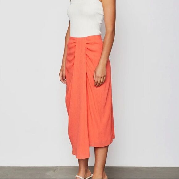 Bailey 44 Salmon Nessa Skirt Size Small In Orange - Picture 1 of 9